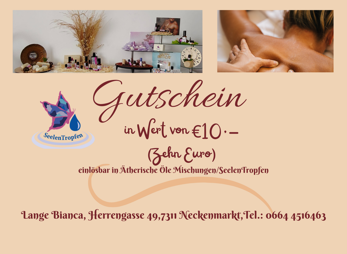 Gutscheine - Seelentropfen