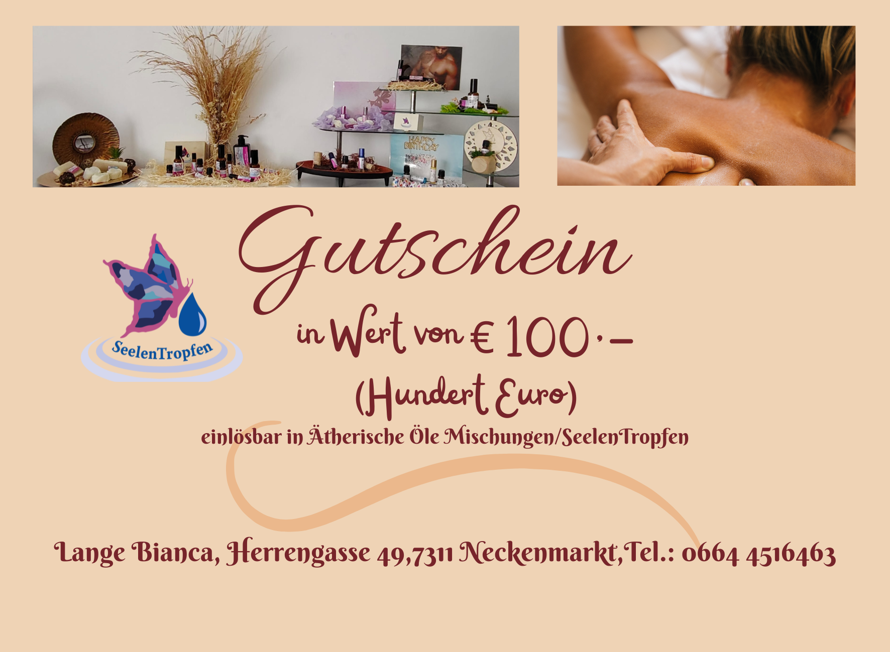 Gutscheine - Seelentropfen